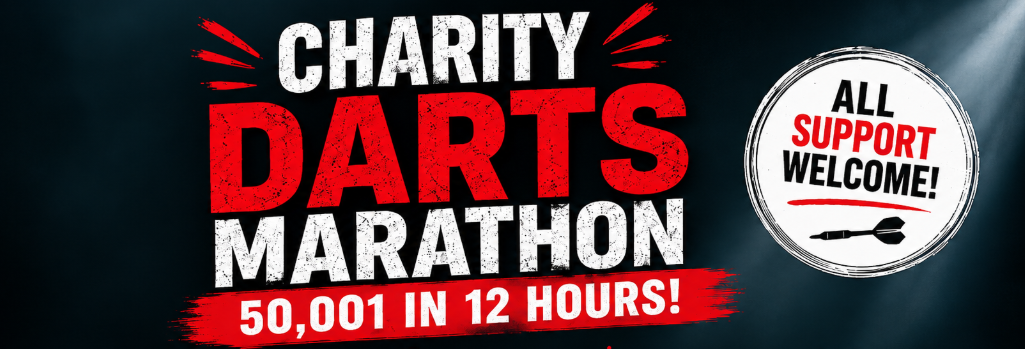 Charity Darts Marathon – 50,001 Points in 12 Hours
